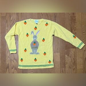 Vintage The Quacker Factory Easter Bunny Sweater Small Women’s novelty